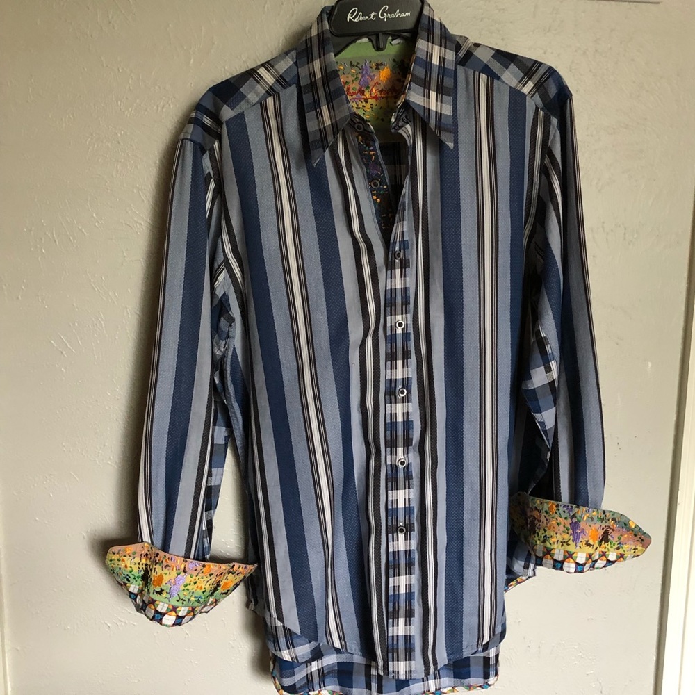 Robert Graham Dress Shirt (Medium)